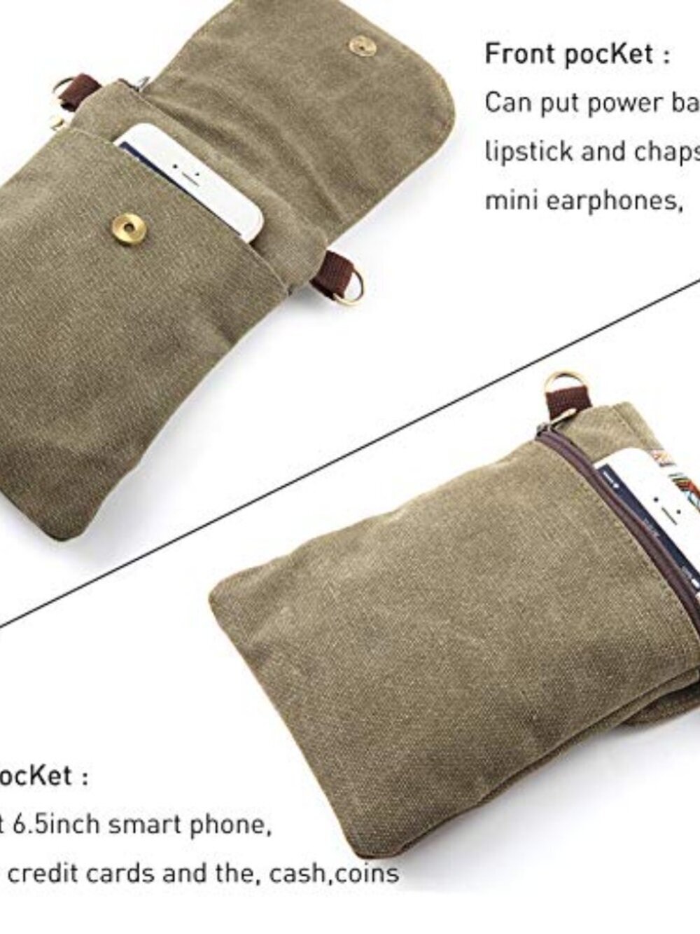 ๐ Vintage Embroidered Cute Mini Crossbody Bag for Women Small Handbags wallet - Picture 4 of 6